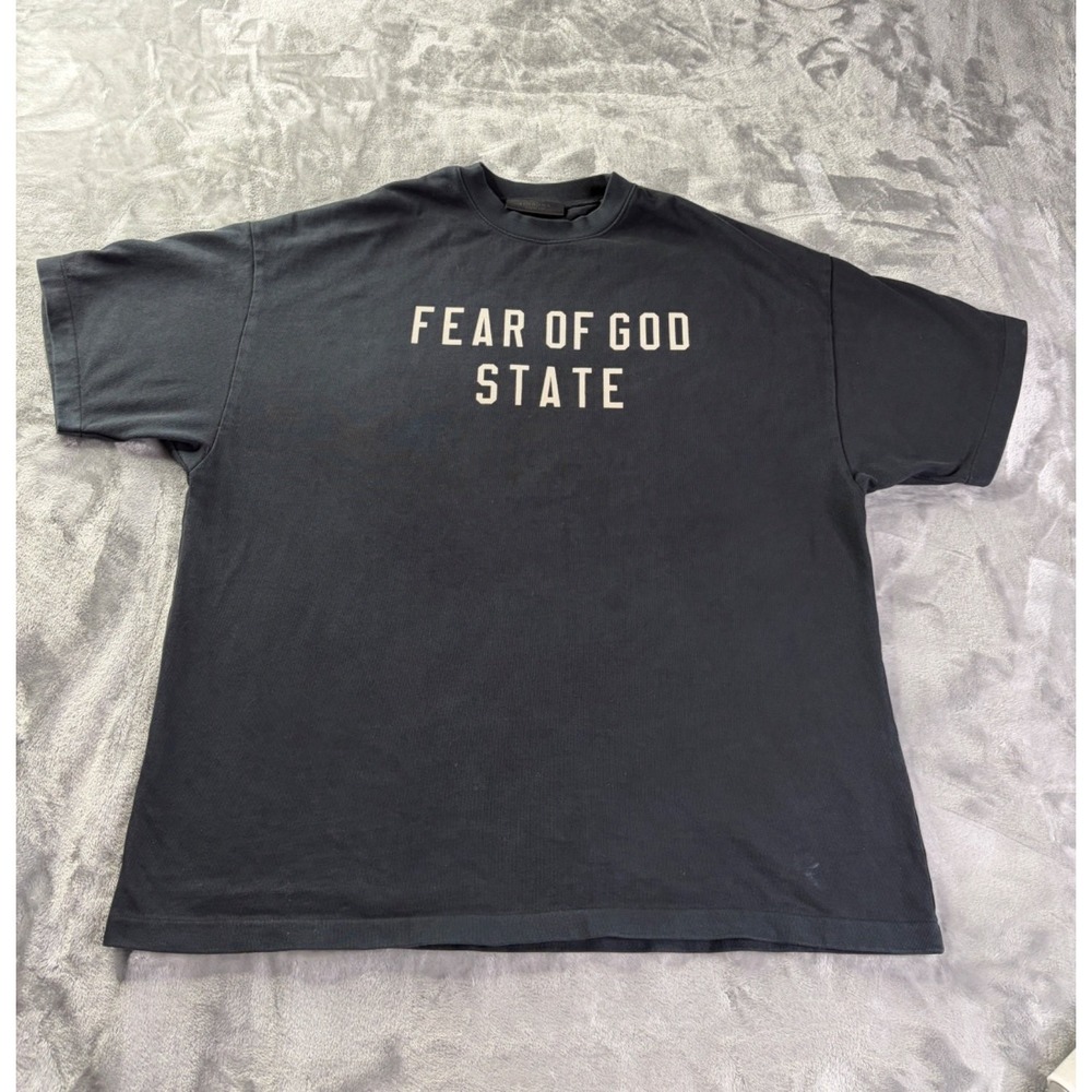 Fear of God Essentials State Mens M Black T-Shirt Oversized Fit